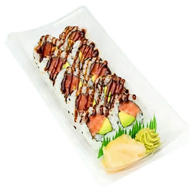 Zenshi Yuzu Teriyaki Salmon Avocado Roll* - 10 Count (Available After 11 Am)