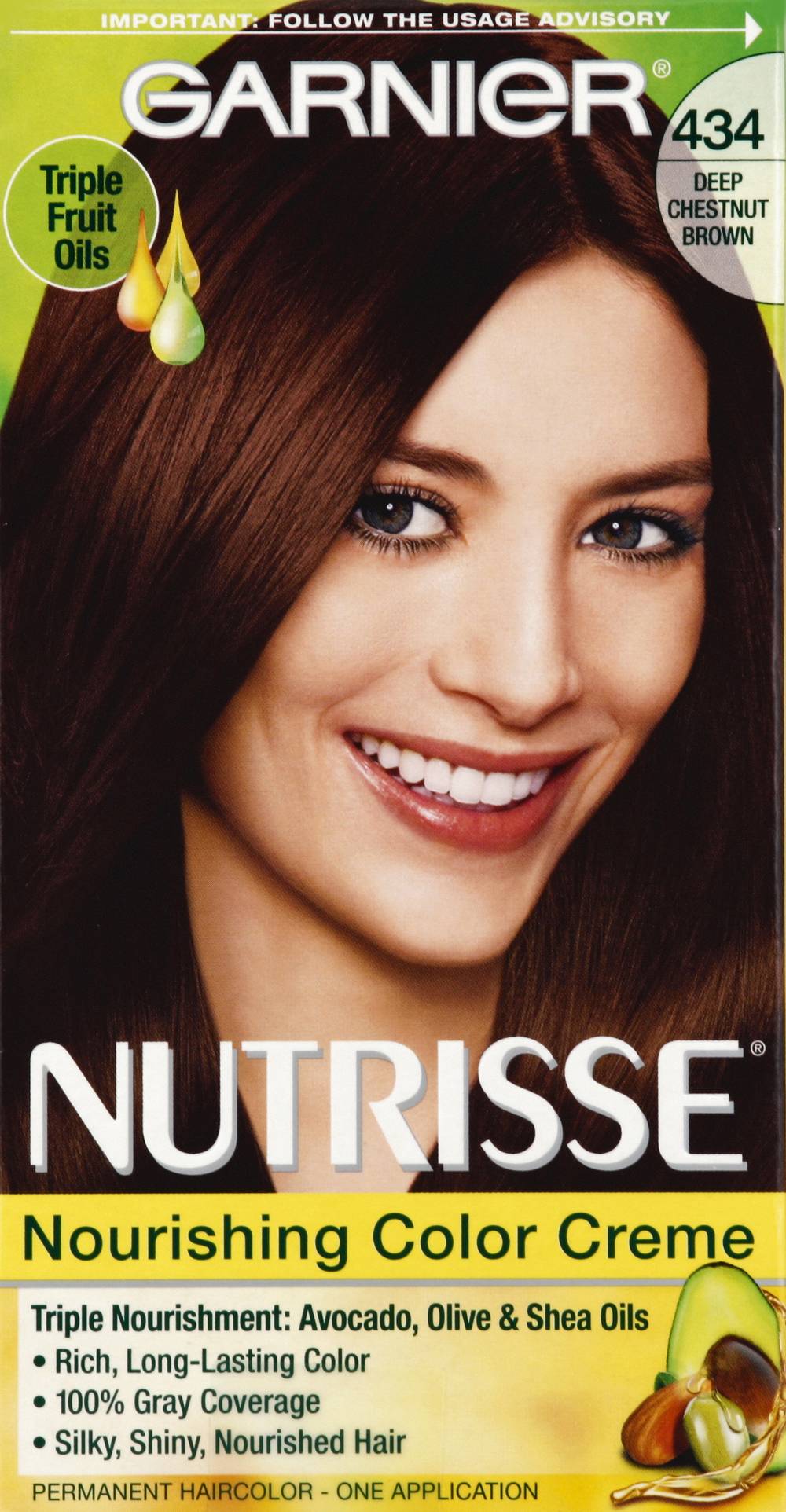 Nutrisse Nourishing Color Creme Deep Chestnut Brown Permanent Haircolor (8 oz)