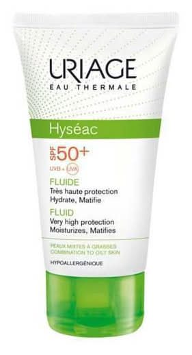 Protetor Solar Rosto Hyseac Fator Proteção 50 Uriage emb. 50 ml