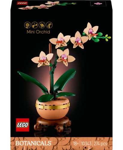 Orquídea Em Miniatura Lego