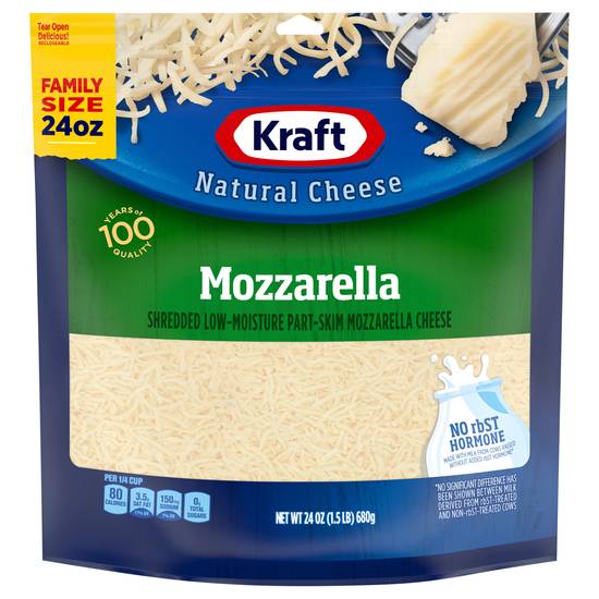Kraft Shredded Mozzarella Cheese Family Size (24 oz)