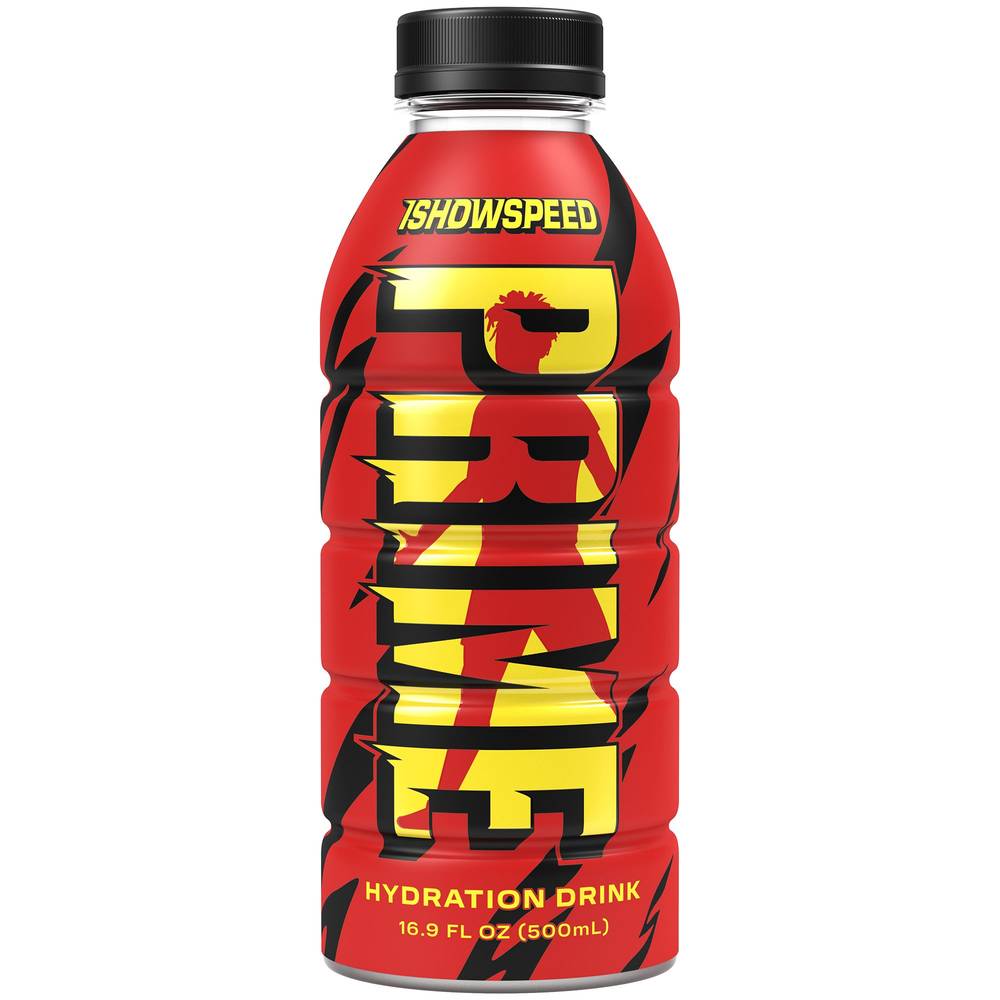 Prime Ishowspeed Hydration With Bcaa Blend For Muscle Recovery - Dragon Fruit Acai (12 Drinks, 16.9 Fl Oz. Each)