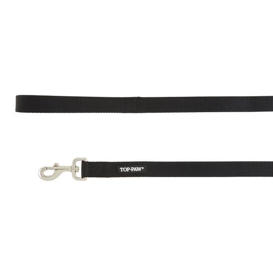 Top Paw Standard Dog Leash (1 in x 6 ft/black)