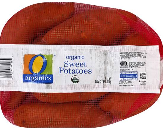 Order O Organics · Sweet Potatoes (3 lbs) food online from Safeway store, Butte on bringmethat.com