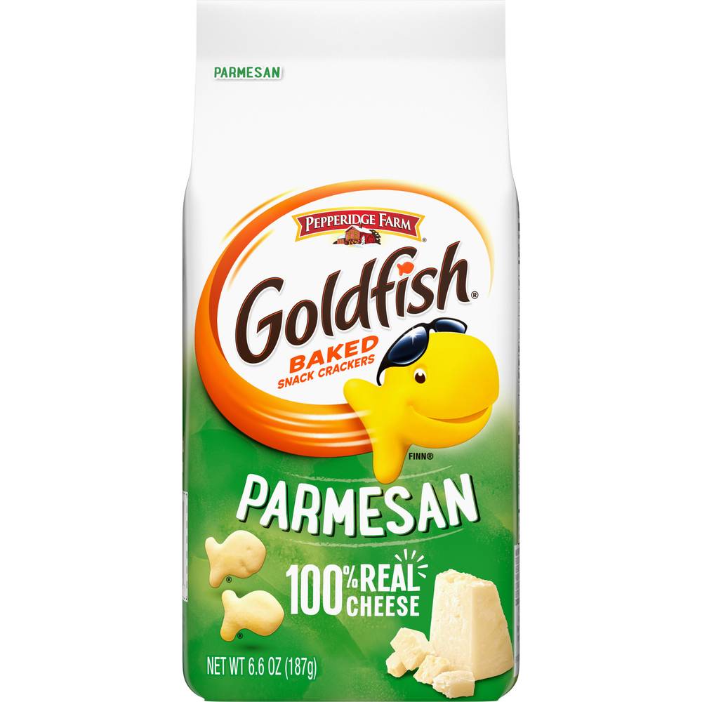 Pepperidge Farm Goldfish Crackers Baked Snack Parmesan