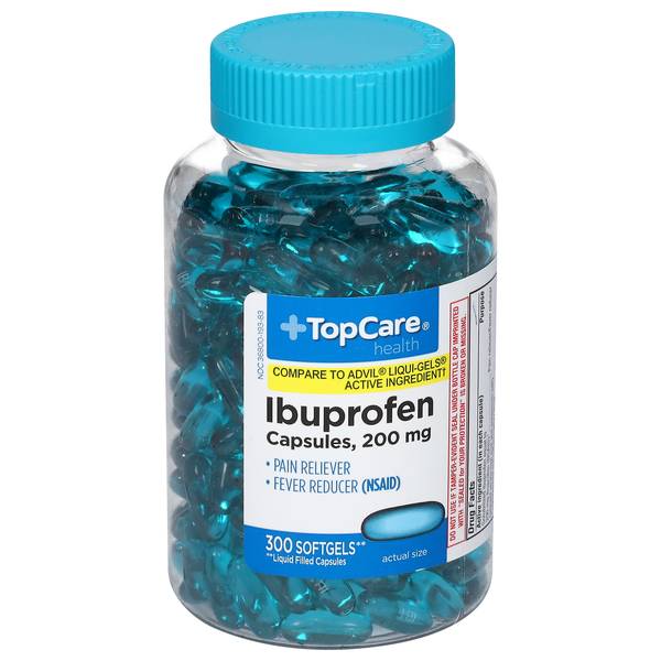 TopCare Ibuprofen Capsules 200 mg (300 ct)