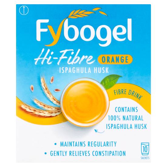 Fybogel Hi-Fibre Orange Ispaghula Husk Fibre Drink (10 ct)