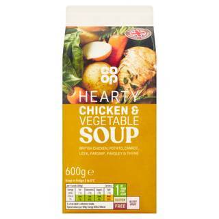 Co-op Hearty Chicken & Vegetable Soup 600g