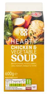 Co-op Hearty Chicken & Vegetable Soup 600g