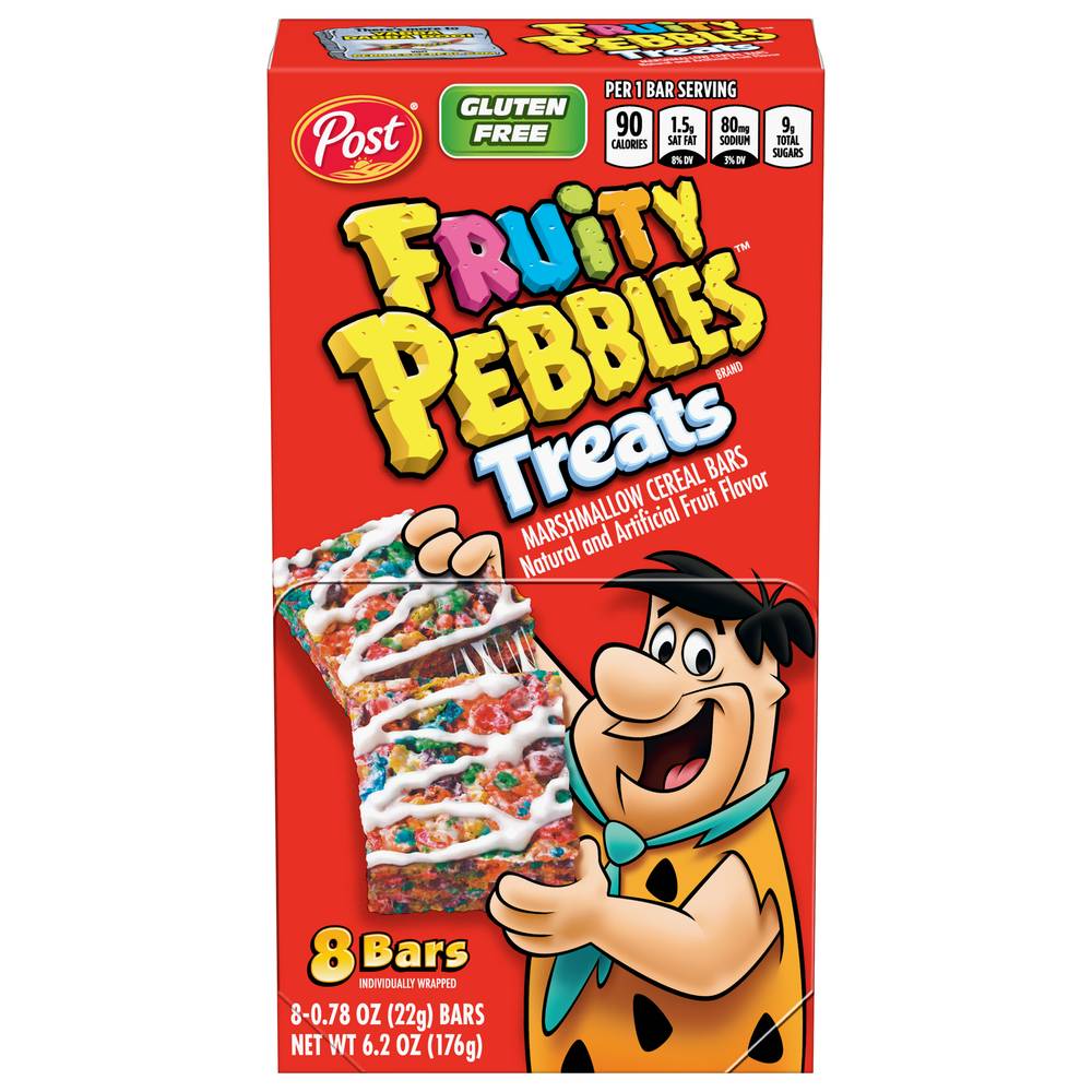 Fruity Pebbles Treats Marshmallow Cereal Bars (8 ct)