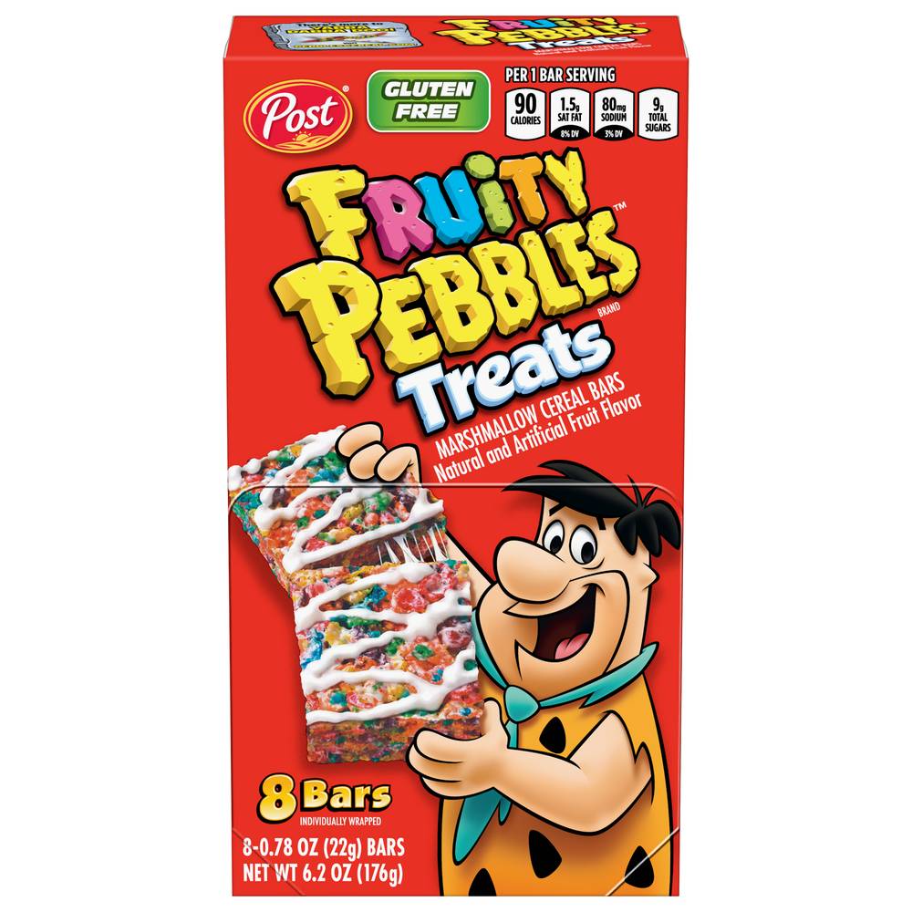 Fruity Pebbles Treats Marshmallow Cereal Bars (6.2 oz)