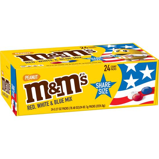 M&M's Chocolate Candies (24 ct) (peanut)