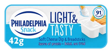 Philadelphia Snack Soft Cheese Dip & Breadsticks (42g)