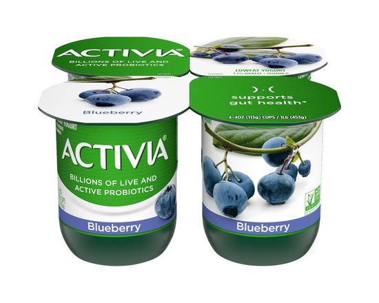 Activia · Blueberry Lowfat Yogurt (4 x 4 oz)