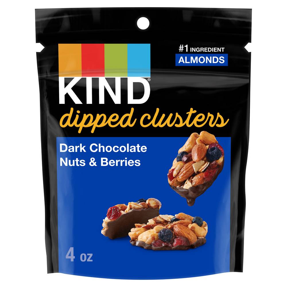 KIND Dipped Dark Chocolate Nuts & Berries Clusters (4 oz)