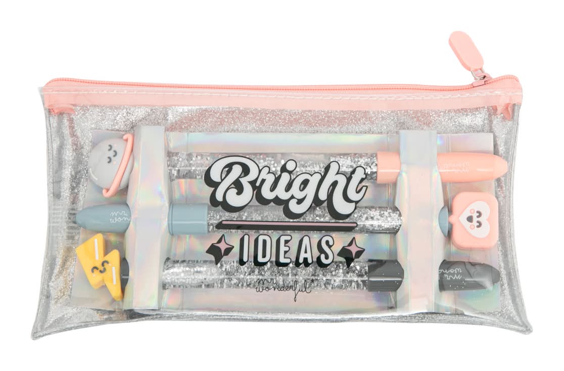Conjunto Estojo e 3 Canetas - Bright Ideas