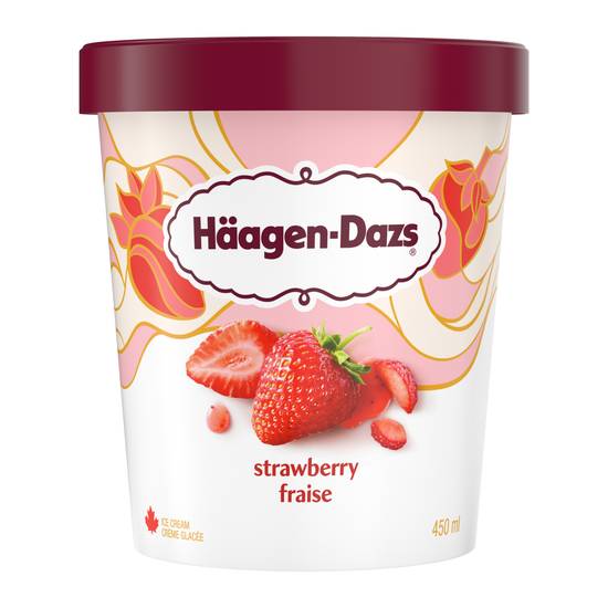 Haagen-Dazs Fraise 450ml / Haagen-Dazs Strawberry 450ml