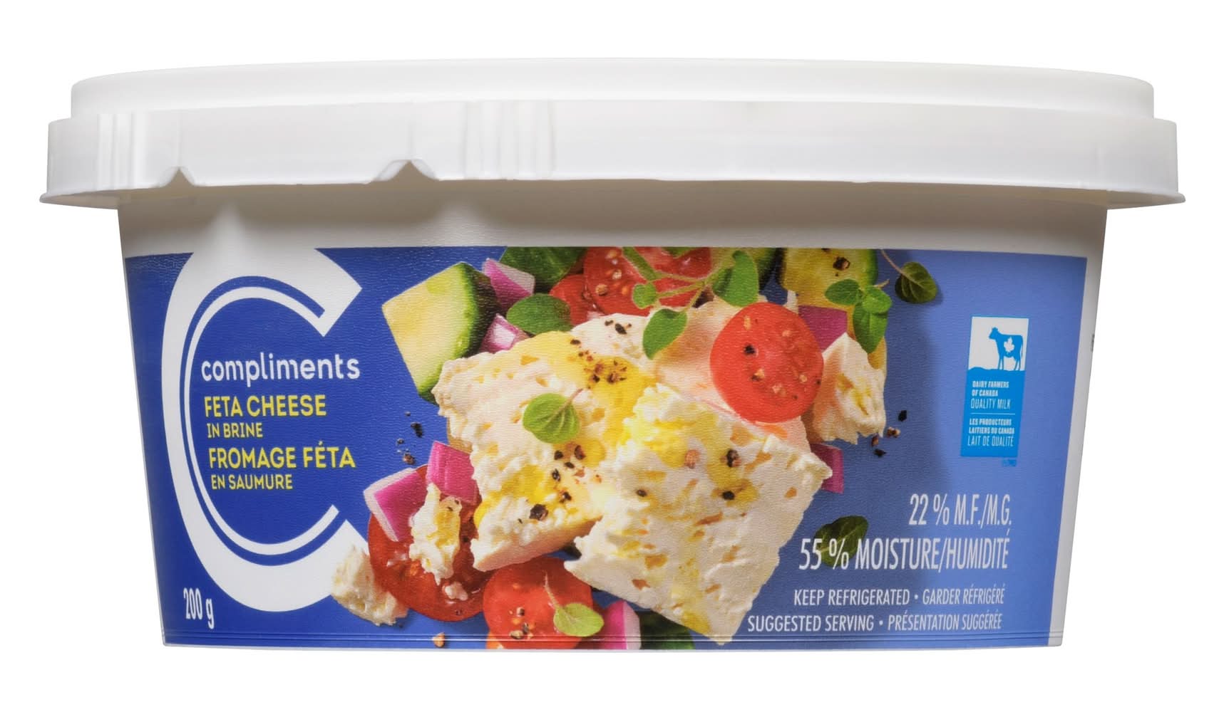 Compliments Feta Cheese in Brine (200 g)