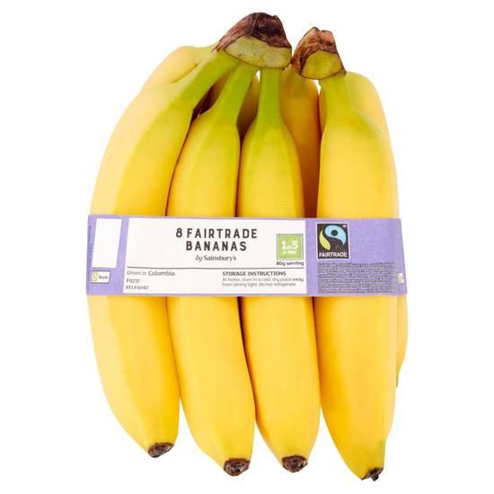 Sainsbury's Fairtrade Bananas x8