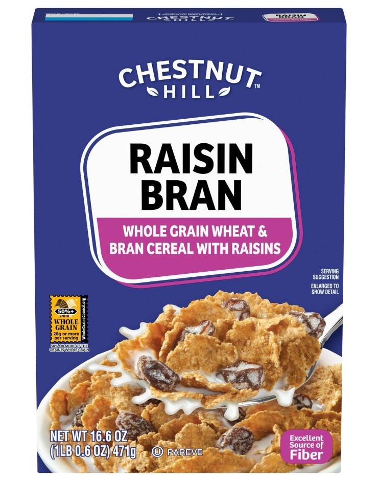Chestnut Hill Raisin Whole Grain Wheat & Bran Cereal (16.61 oz)