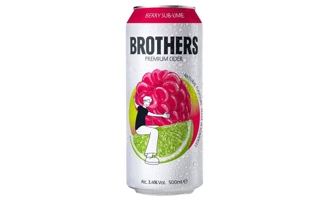 Brothers Premium Cider Berry Sub-Lime 500ml (407251)