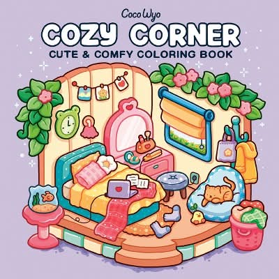 Book Cozy Corner Cute & Comfy Coloring Book - Coco Wyo