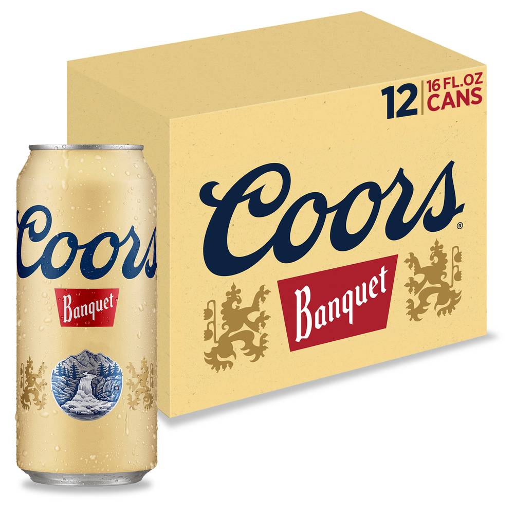 Coors Banquet Beer (12 x 16 fl oz)