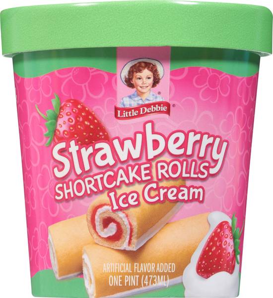Little Debbie Shortcake Rolls Ice Cream (strawberry)