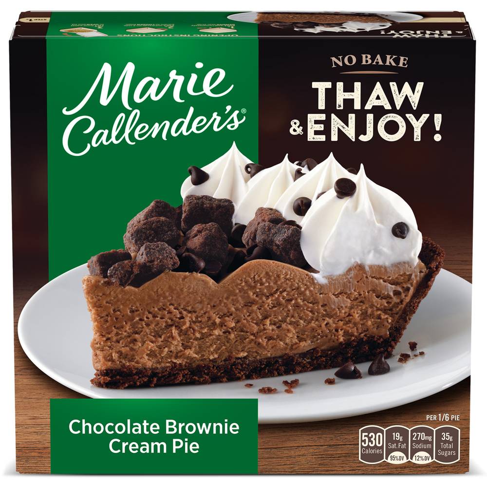 Marie Callender's Chocolate Brownie Cream Pie