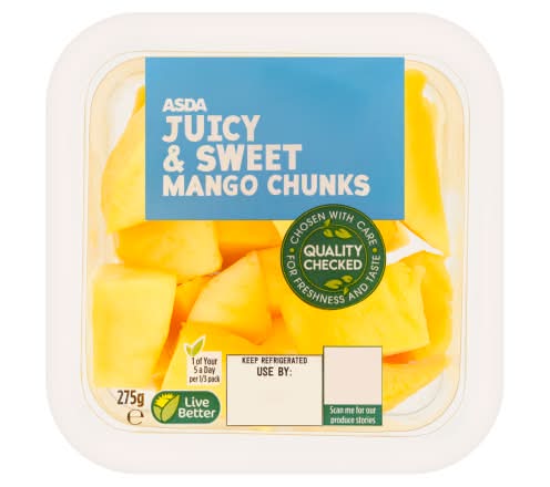 ASDA Juicy & Sweet Mango Chunks (275g)