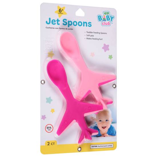 On the Go! Brite Concepts Soft Grip Toddler Jet Spoons (2 ct)