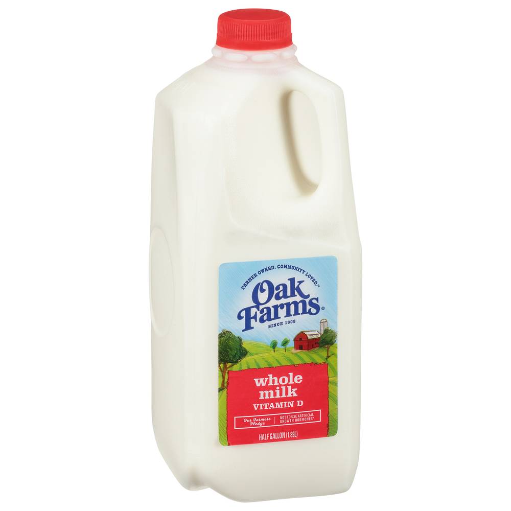 Oak Farms Vitamin D Whole Milk (0.5 gal)