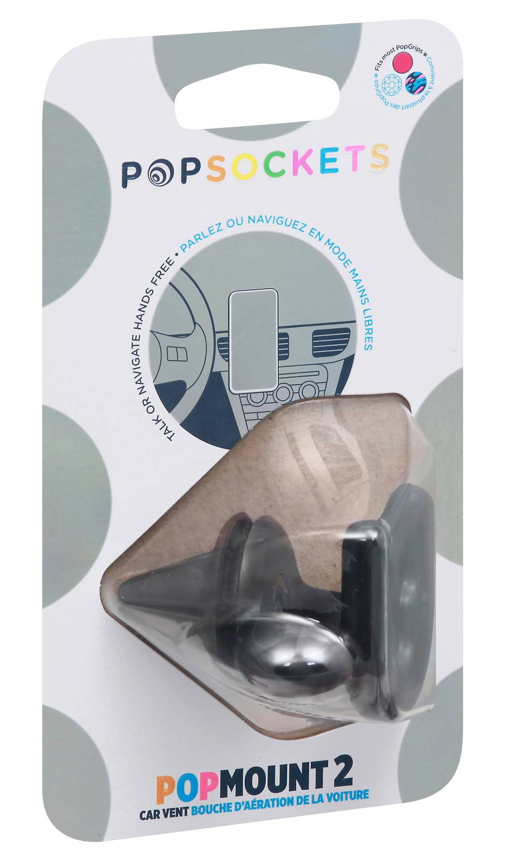 PopSockets Black Car Vent Popmount