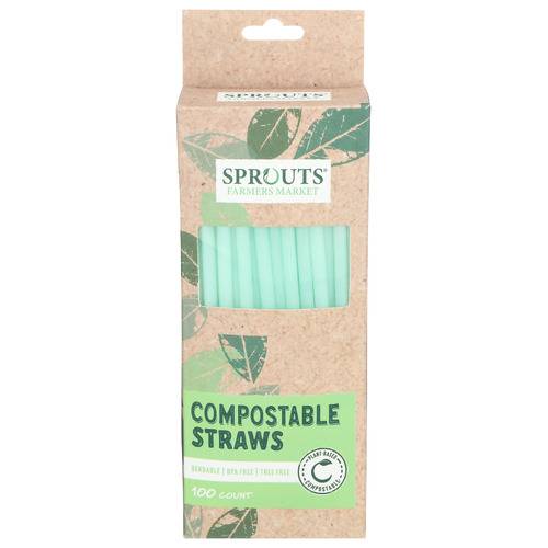 Sprouts Compostable Straws