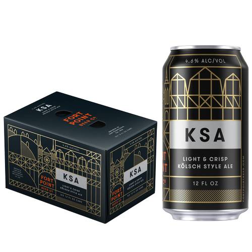 Fort Point Ksa Kolsch Style Ale Beer (6 ct, 12 fl oz)