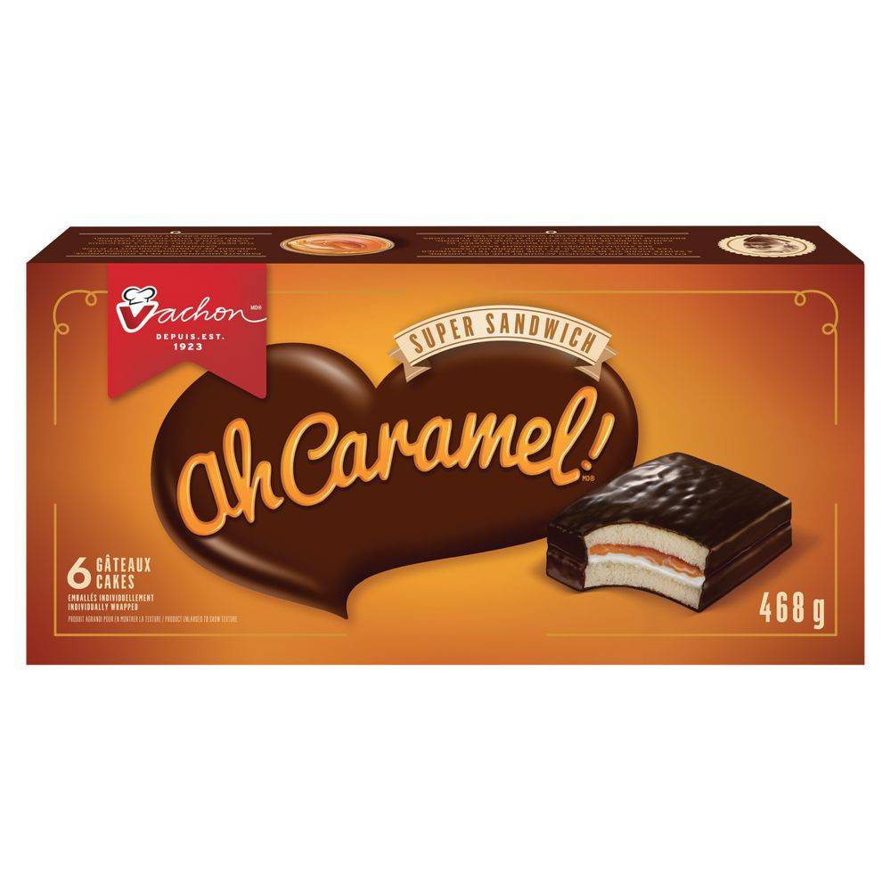 Vachon gâteaux super sandwich ah caramel! - ah caramel super sandwich cakes (468 g)