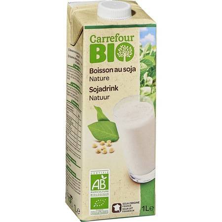 Bio - FID - Boisson végétale au soja nature Bio CARREFOUR BIO - la brique d'1L