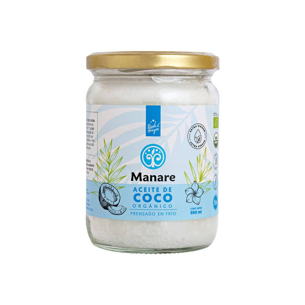 Aceite de coco orgánico SIN MARCA