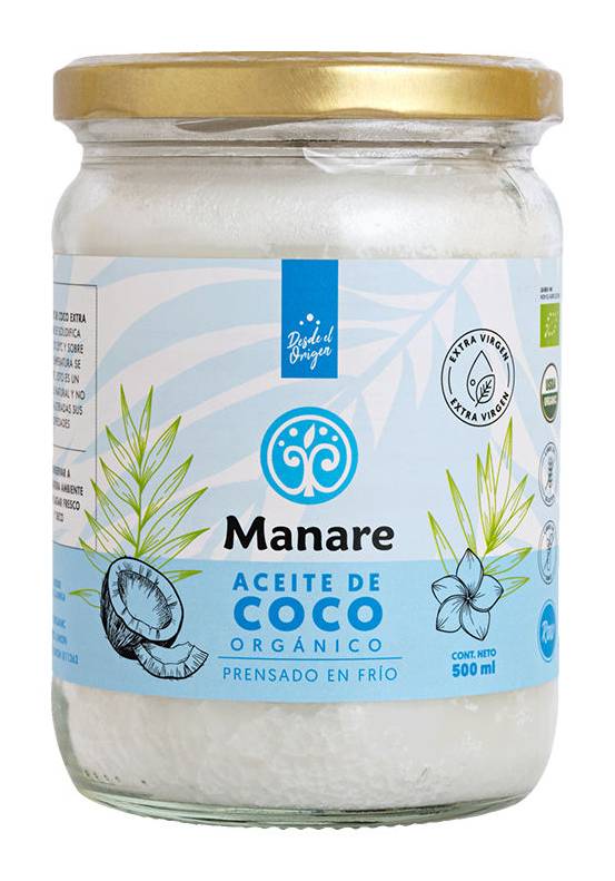 Aceite de coco orgánico SIN MARCA