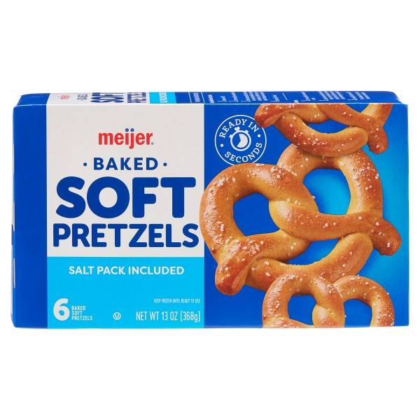 Meijer Baked Soft Pretzels (6 ct)