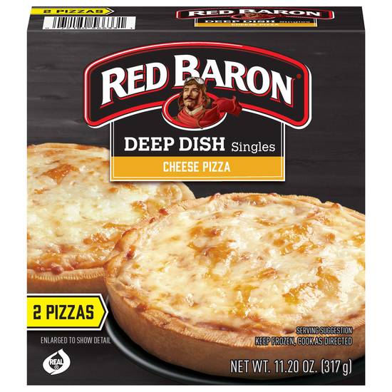 Red Baron Deep Dish Singles Cheese Pizza (2 ct)