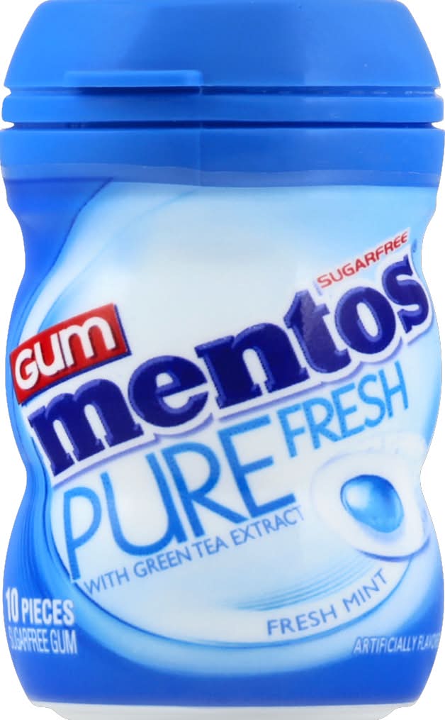 Mentos Fresh Mint Sugar-Free Gum