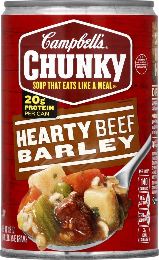 Campbell's Chunky Hearty Beef Barley Chunky Soup