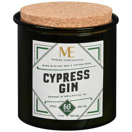 Modern Expressions Cypress Gin Scented Candle