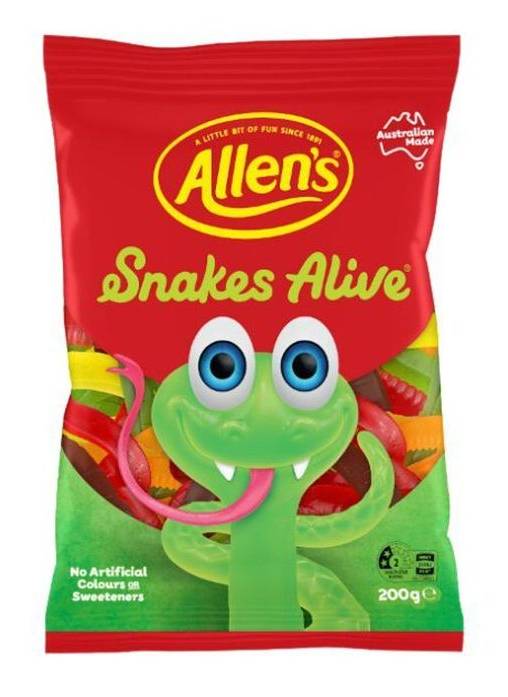 Allen's Snakes Alive 200g