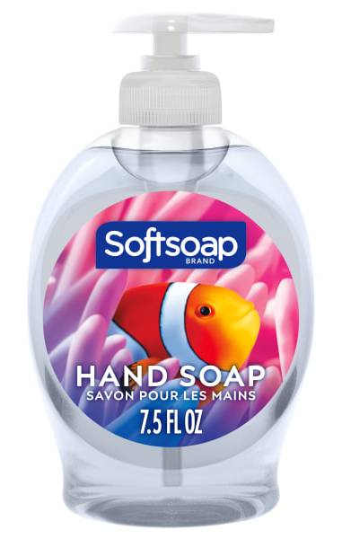 Softsoap® Aquarium Design Liquid Hand Soap, Light, Fresh Scent, 7.5 Oz Pump Bottle