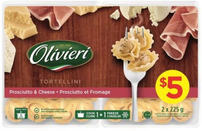 Olivieri Prosciutto With Cheese Tortelloni (2 x 225 g)