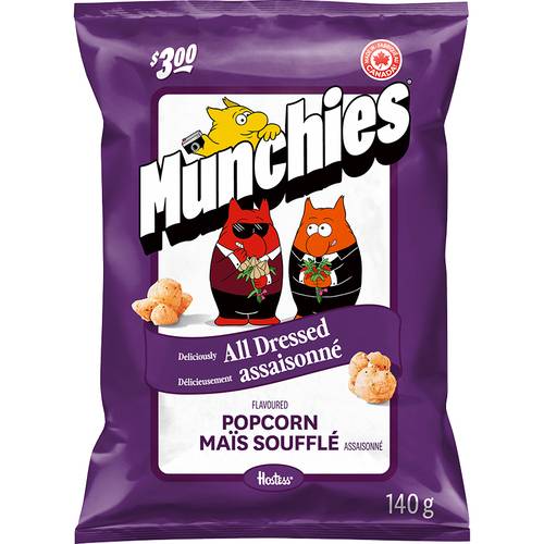 Munchies Popcorn, Deliciously All Dressed (140 g)