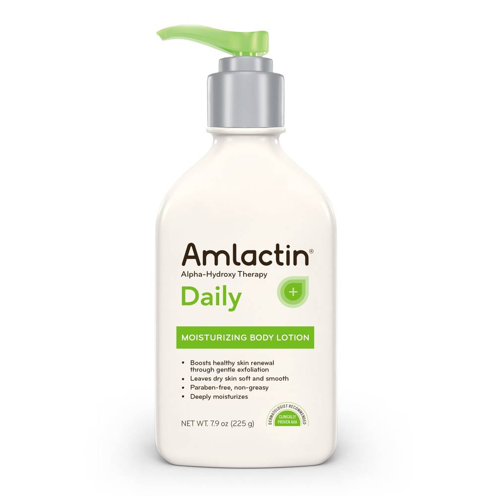 AmLactin Daily Moisturizing Body Lotion, Paraben-Free, 7.9 OZ