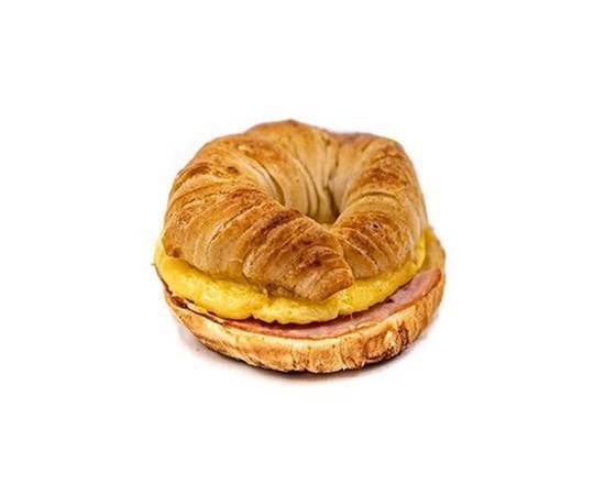 Egg, Ham, and Cheese on a Croissant